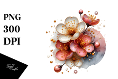Glossy Cherry Blossom, Transparent PNG Product Image 1
