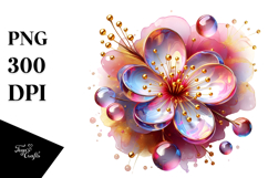 Glossy Cherry Blossom, Transparent PNG Product Image 1