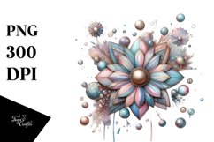 Glossy Metallic Cosmos Clipart Product Image 3