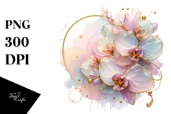 Glossy Orchid PNG Product Image 1