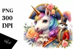 Elegant Baby Unicorn PNG Product Image 1
