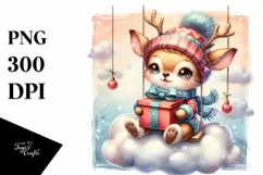 Vintage Cute Baby Deer PNG Product Image 3