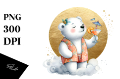Polar Bear Beachwear PNG Product Image 1