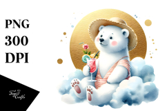 Polar Bear Beachwear PNG Product Image 1