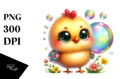 Goofy Baby Chicken PNG Product Image 1