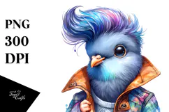 Watercolor Posing Dove, Transparent PNG Product Image 1
