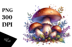 Detailed Glossy Mushroom PNG Product Image 1