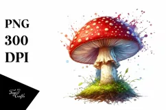 Detailed Glossy Mushroom PNG Product Image 3