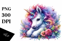 Detailed Baby Unicorn PNG Product Image 3
