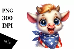 Excited Funny Pony Watercolor Clipart Product Image 3