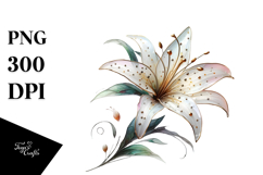 Lily with -Like Material, High-Quality PNG Product Image 1