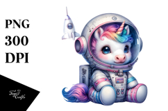 Breakdancing Baby Unicorn PNG Product Image 1