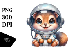 aCute Energetic Squirrel with Goofy Smile, PNG Product Image 1