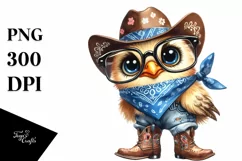 Watercolor Baby Bird Clipart Product Image 3
