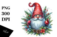 Vibrant Christmas Gnome PNG Product Image 1