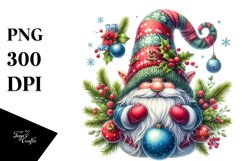 Vibrant Christmas Gnome PNG Product Image 3