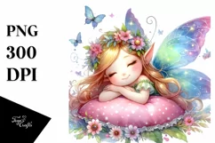 Colorful Cute Cat Fairy PNG Product Image 3