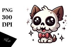 Animal Skull with Bow Tie, Transparent PNG Product Image 1