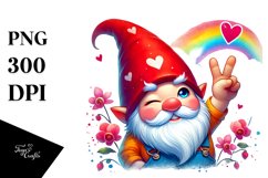 Winking Gnome PNG Product Image 1