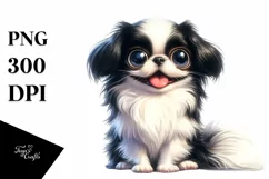 Funny Japanese Chin | Sublimation | Clipart Product Image 1