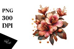 Stained Golden Watercolor Azalea Product Image 3