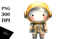 Whimsical Astronaut Boy | Sublimation Clipart Product Image 1