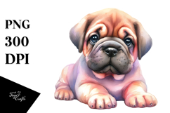 Expressive Baby Mastiff PNG Product Image 1
