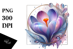 Glossy Crocus PNG Product Image 1