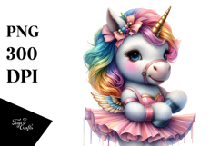 Artistic Unicorn Jazz Dancer PNG Product Image 1