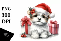 Maltese in Winter, Transparent PNG Product Image 3