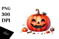 Cute Halloween Pumpkin Clipart Sublimation Product Image 3