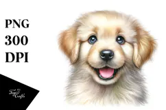 Happy Labrador Retriever with Big Eyes PNG Product Image 1