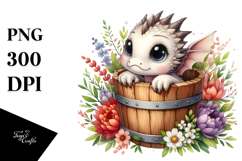 Cute Baby Dragon PNG Product Image 1