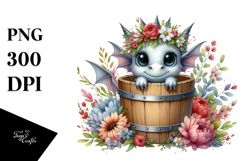 Cute Baby Dragon PNG Product Image 1