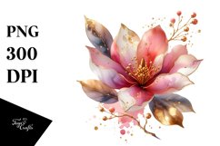Abstract Shiny Magnolia | Sublimation | Clipart Product Image 3