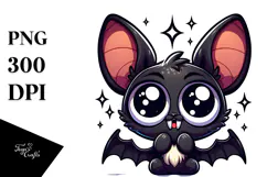 Silly Bat with Cross Eyes, Transparent PNG Product Image 1
