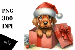 Vizsla in Winter, High-Res PNG Product Image 1