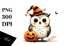 Cute Owl Halloween PNG Product Image 1