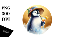 Beach Penguin PNG Product Image 1