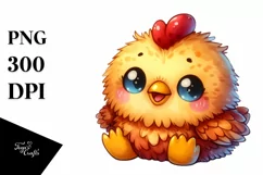 Vibrant Colorful Brownish Cute Baby Plush Chicken | Summer Product Image 3