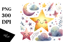 Smiling Star PNG Product Image 1