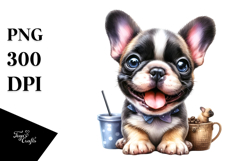 Cute Baby French Bulldog PNG Product Image 1