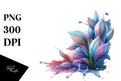 Abstract Snowdrop Transparent PNG Product Image 1