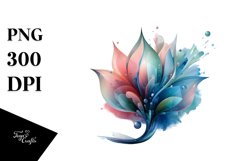 Abstract Snowdrop Transparent PNG Product Image 3