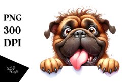 Crazy Looking Bullmastiff | Sublimation | Clipart Product Image 3