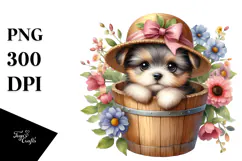 Cute Baby Dog PNG Product Image 1