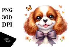 Happy Dog Cartoon PNG Product Image 1