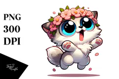 Exaggerated Cartoon Puppy PNG Product Image 1
