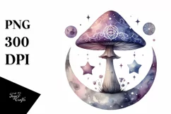 Mystical Mushroom | Celestial | Magic Mushrooms PNG |Tarot Product Image 8