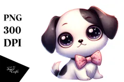 Cute Cartoon Puppy PNG Product Image 1